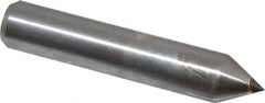 Made in USA - 1/2 Carat Single Pencil Point Diamond Dresser - 2" Long x 3/8" Shank Diam, 60° Included Angle - Benchmark Tooling