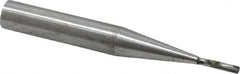 Made in USA - 1/16" Point Diam Rat Tail Radius Dresser - 3" Long x 3/8" Shank Diam - Benchmark Tooling