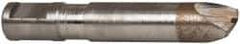 Made in USA - 0.02" Radius Single Point Diaform Diamond Dresser - 2-1/4" Long x 1/4" Shank Diam, 60° Included Angle - Benchmark Tooling