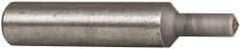 Made in USA - 0.01" Radius Single Point Diamond Dresser - 2" Long x 3/8" Shank Diam - Benchmark Tooling