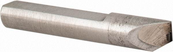 Made in USA - 0.02" Single Point Diamond Dresser - 1-9/16" Long x 1/4" Shank Diam, 40° Included Angle - Benchmark Tooling