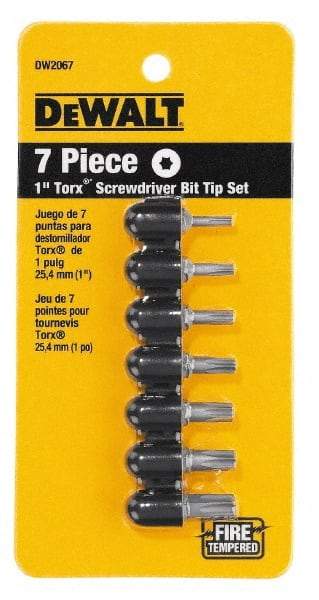 DeWALT - 7 Piece, Screwdriver Bit Set - Torx - Benchmark Tooling