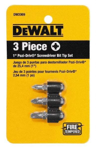 DeWALT - 3 Piece, Screwdriver Bit Set - Benchmark Tooling