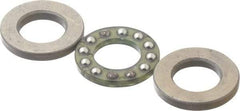 Boston Gear - 3/8" Inside x 11/16" Outside Diam, 9/32" Thick, Stainless Steel Ball Thrust Bearing - Benchmark Tooling