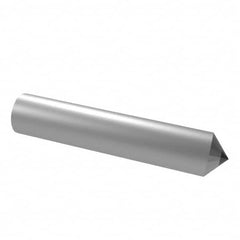 Norton - 1" Long x 1/4" Shank Diam Single Point Diamond Dresser - 60° Included Angle - Benchmark Tooling