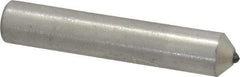 Norton - 1/4 Carat Single Point Diamond Dresser - 2" Long x 3/8" Shank Diam, 60° Included Angle - Benchmark Tooling