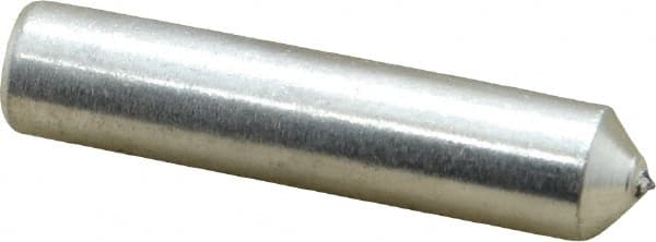 Norton - 1/4 Carat Single Point Diamond Dresser - 2" Long x 7/16" Shank Diam, 60° Included Angle - Benchmark Tooling