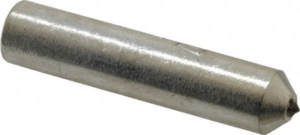 Norton - 1/3 Carat Single Point Diamond Dresser - 2" Long x 7/16" Shank Diam, 60° Included Angle - Benchmark Tooling