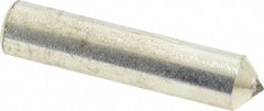 Norton - 3/4 Carat Single Point Diamond Dresser - 2" Long x 7/16" Shank Diam, 90° Included Angle - Benchmark Tooling