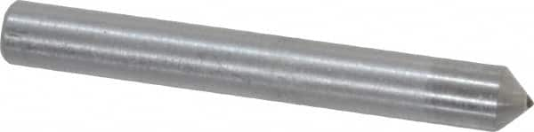 Norton - 1" Long x 1/8" Shank Diam Single Point Diamond Dresser - Convex Radius, 90° Included Angle - Benchmark Tooling