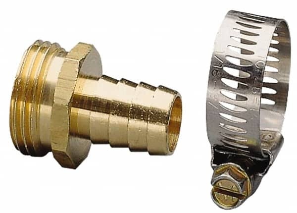 Nelson - 3/4 Garden Hose Fitting - Brass, Male Connector - Benchmark Tooling