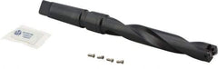 Allied Machine and Engineering - Series 1, 13/16" Max Diam, 3MT Taper Shank, Helical Flute Spade Drill - 4-3/4" Max Depth, 6-17/64" Body Length, 9-3/4" OAL, Standard Length, Through Coolant - Benchmark Tooling
