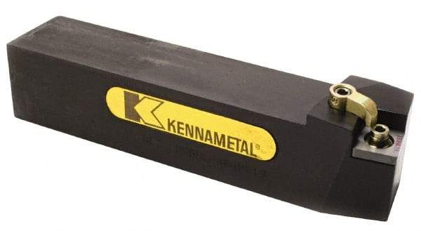 Kennametal - MSBN, Left Hand Cut, 15° Lead Angle, 32mm Shank Height x 32mm Shank Width, Negative Rake Indexable Turning Toolholder - 170mm OAL, SN..1906.. Insert Compatibility, Series Kenloc - Benchmark Tooling