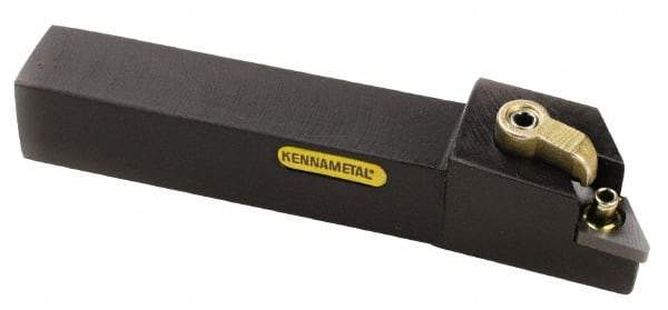Kennametal - MDJN, Left Hand Cut, 3° Lead Angle, 20mm Shank Height x 20mm Shank Width, Negative Rake Indexable Turning Toolholder - 125mm OAL, DN..1104.. Insert Compatibility, Series Kenloc - Benchmark Tooling