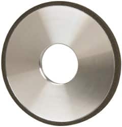 Made in USA - 4" Diam x 1-1/4" Hole x 1/4" Thick, N Hardness, 100 Grit Surface Grinding Wheel - Diamond, Type 1A1, Fine Grade - Benchmark Tooling