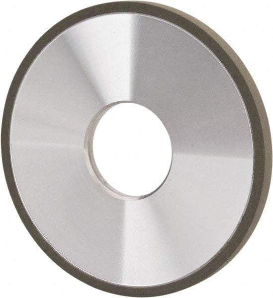 Made in USA - 4" Diam x 1-1/4" Hole x 1/4" Thick, N Hardness, 150 Grit Surface Grinding Wheel - Diamond, Type 1A1, Very Fine Grade - Benchmark Tooling