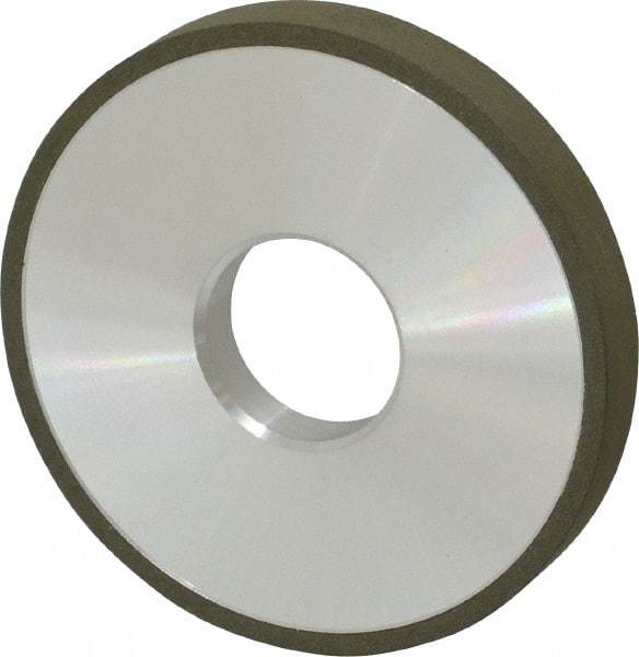 Made in USA - 4" Diam x 1-1/4" Hole x 1/2" Thick, N Hardness, 150 Grit Surface Grinding Wheel - Diamond, Type 1A1, Very Fine Grade - Benchmark Tooling