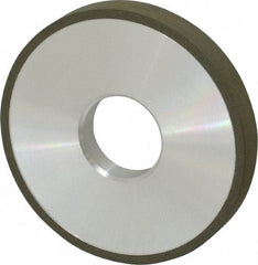 Made in USA - 4" Diam x 1-1/4" Hole x 1/2" Thick, N Hardness, 150 Grit Surface Grinding Wheel - Diamond, Type 1A1, Very Fine Grade - Benchmark Tooling