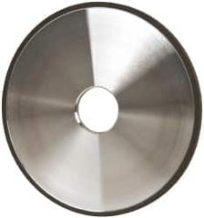 Made in USA - 6" Diam x 1-1/4" Hole x 1/4" Thick, N Hardness, 100 Grit Surface Grinding Wheel - Diamond, Type 1A1, Fine Grade - Benchmark Tooling