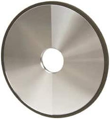 Made in USA - 6" Diam x 1-1/4" Hole x 1/4" Thick, N Hardness, 220 Grit Surface Grinding Wheel - Diamond, Type 1A1, Very Fine Grade - Benchmark Tooling