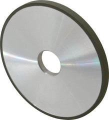 Made in USA - 6" Diam x 1-1/4" Hole x 3/8" Thick, N Hardness, 220 Grit Surface Grinding Wheel - Diamond, Type 1A1, Very Fine Grade - Benchmark Tooling