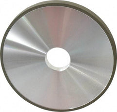 Made in USA - 6" Diam x 1-1/4" Hole x 1/2" Thick, N Hardness, 220 Grit Surface Grinding Wheel - Diamond, Type 1A1, Very Fine Grade - Benchmark Tooling