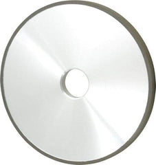 Made in USA - 7" Diam x 1-1/4" Hole x 1/2" Thick, N Hardness, 100 Grit Surface Grinding Wheel - Diamond, Type 1A1, Fine Grade - Benchmark Tooling