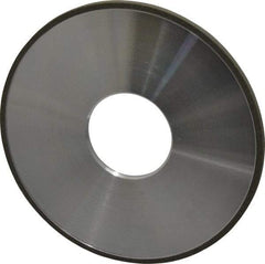 Made in USA - 4" Diam x 1-1/4" Hole x 1/8" Thick, N Hardness, 100 Grit Surface Grinding Wheel - Diamond, Type 1A1, Fine Grade - Benchmark Tooling