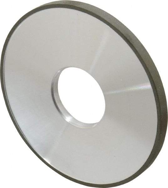 Made in USA - 4" Diam x 1-1/4" Hole x 1/4" Thick, N Hardness, 220 Grit Surface Grinding Wheel - Diamond, Type 1A1, Very Fine Grade - Benchmark Tooling