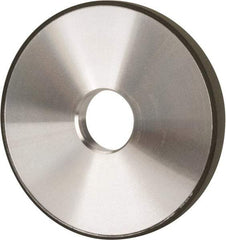 Made in USA - 5" Diam x 1-1/4" Hole x 1/2" Thick, N Hardness, 220 Grit Surface Grinding Wheel - Diamond, Type 1A1, Fine Grade - Benchmark Tooling