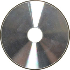 Made in USA - 6" Diam x 1-1/4" Hole x 1/4" Thick, N Hardness, 100 Grit Surface Grinding Wheel - Diamond, Type 1A1, Fine Grade - Benchmark Tooling