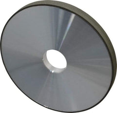 Made in USA - 6" Diam x 1-1/4" Hole x 1/2" Thick, N Hardness, 100 Grit Surface Grinding Wheel - Diamond, Type 1A1, Fine Grade - Benchmark Tooling