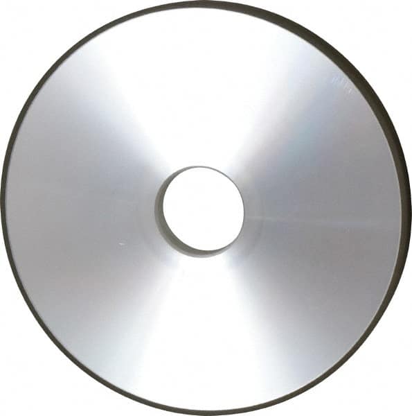 Made in USA - 6" Diam x 1-1/4" Hole x 1/2" Thick, N Hardness, 220 Grit Surface Grinding Wheel - Diamond, Type 1A1, Very Fine Grade - Benchmark Tooling