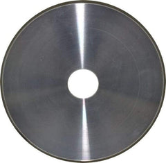 Made in USA - 7" Diam x 1-1/4" Hole x 1/4" Thick, N Hardness, 100 Grit Surface Grinding Wheel - Diamond, Type 1A1, Fine Grade - Benchmark Tooling
