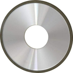 Made in USA - 4" Diam x 1-1/4" Hole x 1/8" Thick, N Hardness, 100 Grit Surface Grinding Wheel - Diamond, Type 1A1, Fine Grade - Benchmark Tooling