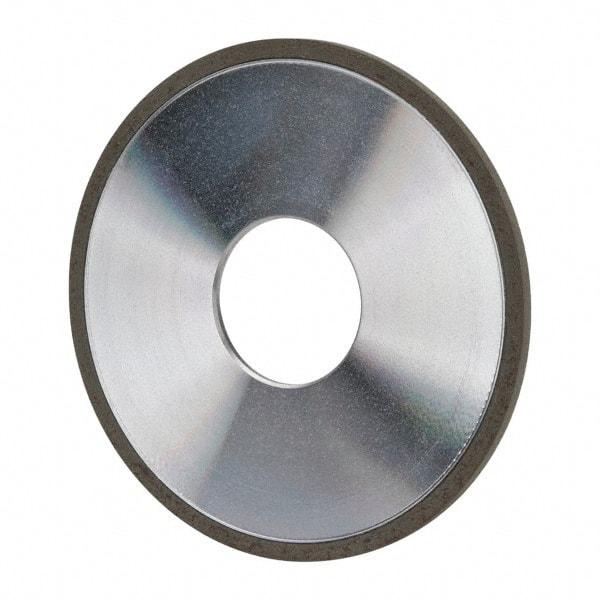 Made in USA - 4" Diam x 1-1/4" Hole x 1/8" Thick, N Hardness, 220 Grit Surface Grinding Wheel - Diamond, Type 1A1, Very Fine Grade - Benchmark Tooling
