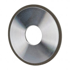 Made in USA - 4" Diam x 1-1/4" Hole x 1/8" Thick, N Hardness, 220 Grit Surface Grinding Wheel - Diamond, Type 1A1, Very Fine Grade - Benchmark Tooling