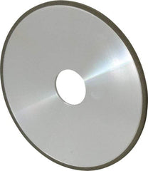 Made in USA - 6" Diam x 1-1/4" Hole x 1/8" Thick, N Hardness, 100 Grit Surface Grinding Wheel - Diamond, Type 1A1, Fine Grade - Benchmark Tooling