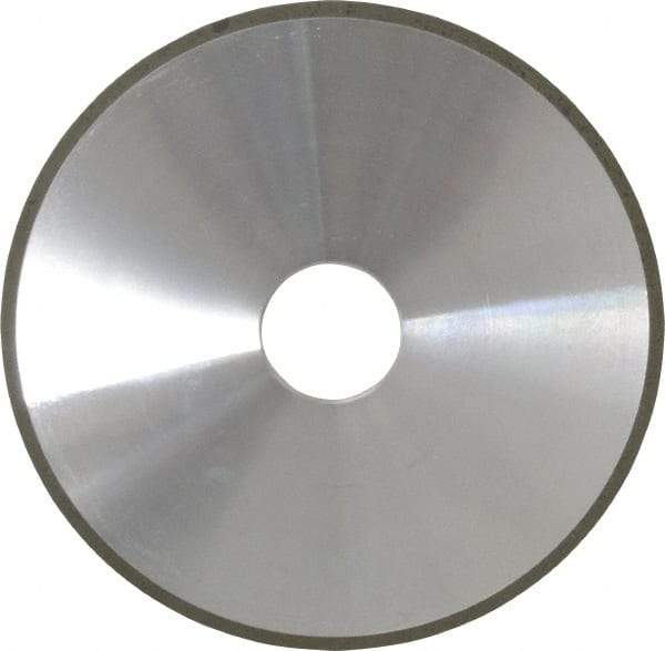 Made in USA - 6" Diam x 1-1/4" Hole x 1/8" Thick, N Hardness, 220 Grit Surface Grinding Wheel - Diamond, Type 1A1, Very Fine Grade - Benchmark Tooling