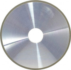 Made in USA - 6" Diam x 1-1/4" Hole x 3/16" Thick, N Hardness, 100 Grit Surface Grinding Wheel - Diamond, Type 1A1, Fine Grade - Benchmark Tooling