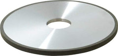 Made in USA - 6" Diam x 1-1/4" Hole x 1/4" Thick, N Hardness, 100 Grit Surface Grinding Wheel - Diamond, Type 1A1, Fine Grade - Benchmark Tooling