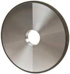 Made in USA - 6" Diam x 1-1/4" Hole x 1/2" Thick, N Hardness, 100 Grit Surface Grinding Wheel - Diamond, Type 1A1, Fine Grade - Benchmark Tooling
