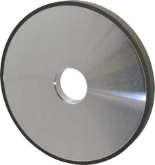 Made in USA - 6" Diam x 1-1/4" Hole x 1/2" Thick, N Hardness, 220 Grit Surface Grinding Wheel - Diamond, Type 1A1, Very Fine Grade - Benchmark Tooling