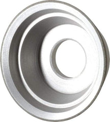 Made in USA - 3-3/4" Diam, 1-1/4" Hole Size, 1-1/2" Overall Thickness, 150 Grit, Type 11 Tool & Cutter Grinding Wheel - Very Fine Grade, Diamond - Benchmark Tooling