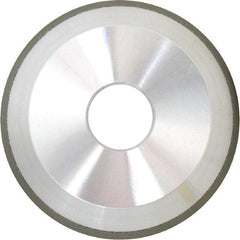 Made in USA - 5" Diam, 1-1/4" Hole Size, 1-3/4" Overall Thickness, 150 Grit, Type 11 Tool & Cutter Grinding Wheel - Very Fine Grade, CBN - Benchmark Tooling
