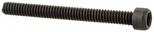 Value Collection - #0-80 UNF Hex Socket Drive, Socket Cap Screw - Alloy Steel, Black Oxide Finish, Fully Threaded, 5/8" Length Under Head - Benchmark Tooling