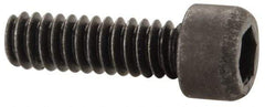 Value Collection - #1-64 UNC Hex Socket Drive, Socket Cap Screw - Alloy Steel, Black Oxide Finish, Fully Threaded, 1/4" Length Under Head - Benchmark Tooling
