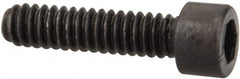Value Collection - #1-64 UNC Hex Socket Drive, Socket Cap Screw - Alloy Steel, Black Oxide Finish, Fully Threaded, 5/16" Length Under Head - Benchmark Tooling