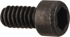 Value Collection - #2-56 UNC Hex Socket Drive, Socket Cap Screw - Alloy Steel, Black Oxide Finish, Fully Threaded, 5/32" Length Under Head - Benchmark Tooling