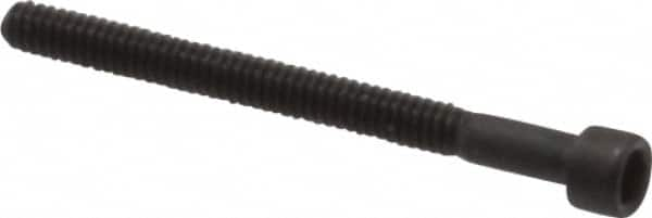 Value Collection - #2-56 UNC Hex Socket Drive, Socket Cap Screw - Alloy Steel, Black Oxide Finish, Partially Threaded, 1" Length Under Head - Benchmark Tooling